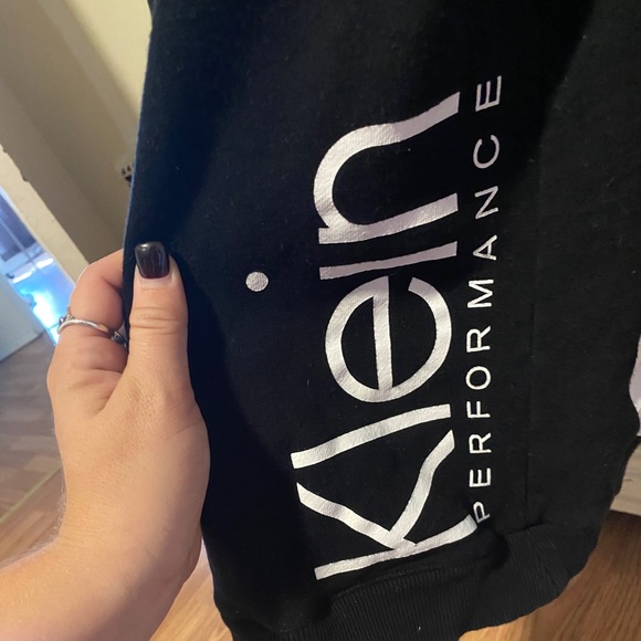 High Low High Neck Calvin Klein Sweatshirt. - Picture 3 of 3